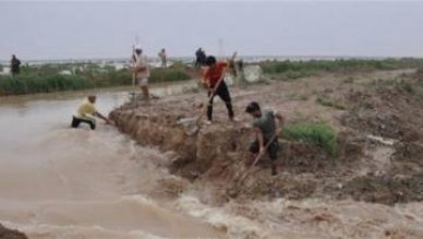 داعش يغرق ناحية المنصورية بمياه نهر الخالص في ديالى