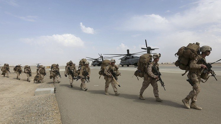 Hundreds of US soldiers arrive in Qayyarah in preparation for the start of the battle of Mosul