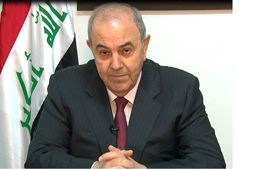 Allawi calls for calm restraint and sitting at the dialogue table