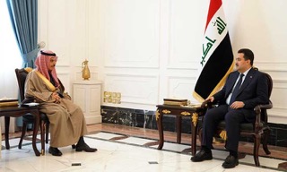 Talks between the Prime Minister and the Saudi Foreign Minister during his meeting in Baghdad